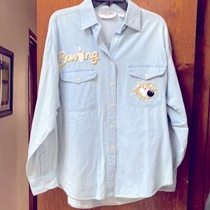 Brand new denim shirt, never worn
